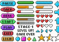 Image result for Retro Pixel Button Pins