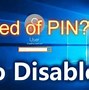 Image result for No Pin Sign in Option Windows 1.0