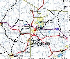 Image result for DuBois PA Map