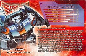 Image result for Transformers Kup Tech Specs