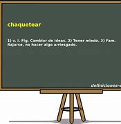 Image result for chaquetear