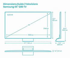 Image result for 65 TV Actual Size