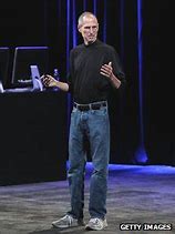 Image result for Steve Jobs Jeans and Black Turtleneck