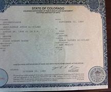 Image result for American Birth Certificate