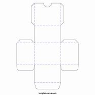 Image result for 3D Paper Box Template