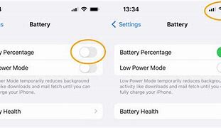 Image result for iPhone 14 No Battery Percentage