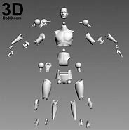 Image result for 3D Model of Person with Movable Joints