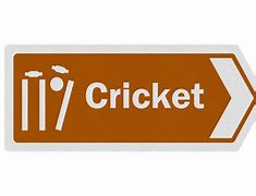 Image result for Cricket Sign