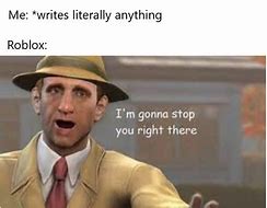 Image result for Roblox Meme Writing