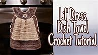 Image result for Crochet Dish Towel Top Pattern