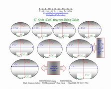 Image result for Cuff Bracelet Size Chart