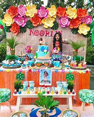 Image result for Moana Themed Bday