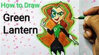 Image result for How to Draw Green Lantern Girl for Kids