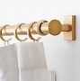 Image result for Brass Curtain Rod Brackets