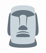 Image result for Microsoft Moai Emoji