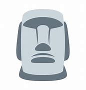 Image result for Google Moai Emoji