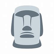 Image result for Moai Emoji Android