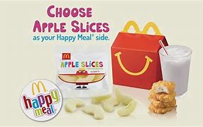 Image result for Happy Meal Milk Apple