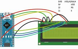 Image result for LCD 16 2 Connection