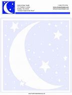 Image result for Moon Stars Blue Stationary