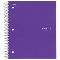 Image result for 5 Subject Notebook A5