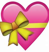 Image result for Pink Heart Ribbon Emoji