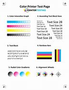 Image result for Sample Print Printer 6 Coloirs