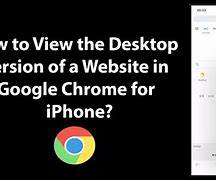 Image result for Chrome iPhone Request Desktop