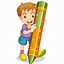 Image result for Cartoon Holding Pencil