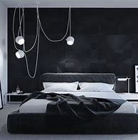 Image result for Black and White Bedroom
