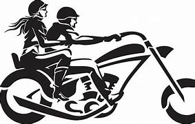 Image result for Couple On Harley Clip Art