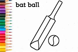 Image result for Bat Ball Drawing Easy