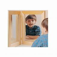 Image result for 2 Panel Folding Mirror