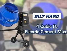 Image result for Best Electric Concrete Mixer 4 to 5 Cubic Feet