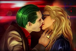 Image result for Harley Quinn and Joker Kissing