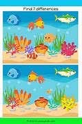 Image result for Under the Sea Spot the Difference