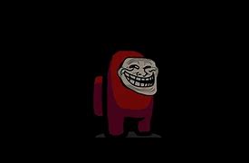 Image result for Among Us Trollface