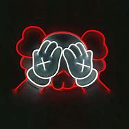 Image result for Kaws Neon Sign