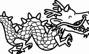 Image result for Chinese New Year Dragon Face Clip Art Black and White