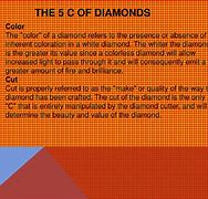 Image result for 5 C of Diamonds