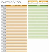 Image result for Daily Schedule Sheet