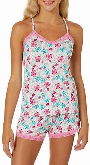 Image result for Floral Print Pajama Shorts