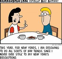 Image result for Broken New Year S Resolutions Cartoon