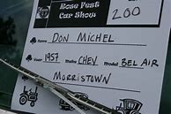 Image result for Car Show Windshield Cards