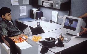 Image result for Office Space Peter Desk