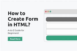 Image result for Create Form HTML