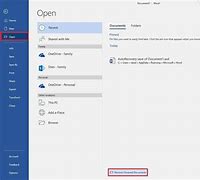 Image result for Unsaved Documents in Word