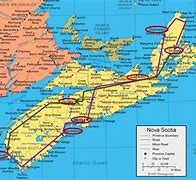 Image result for Maine and Nova Scotia Map