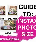 Image result for Instax Camera Film Size