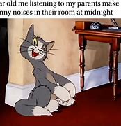 Image result for Tom and Jerry Meme Door